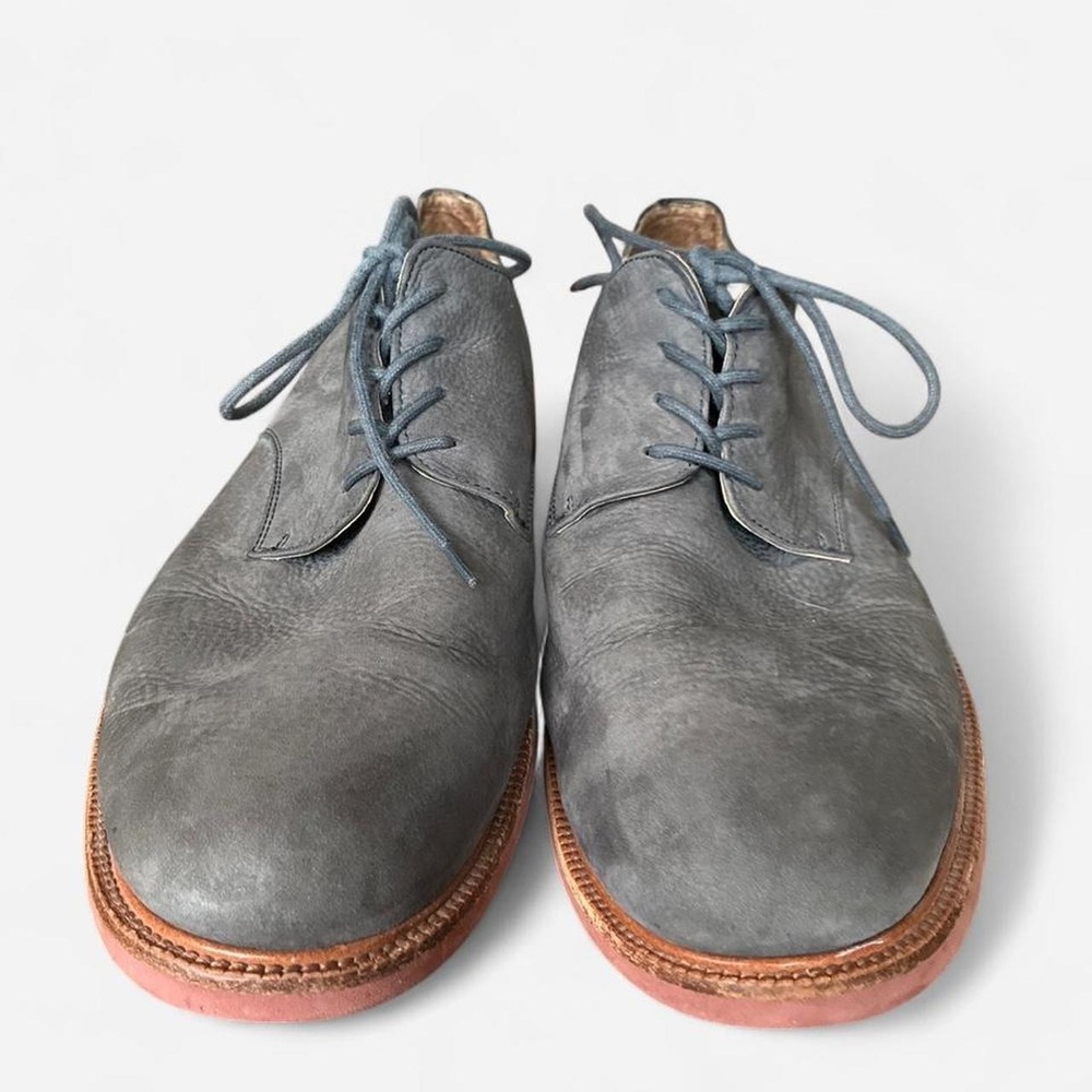 Polo Ralph Lauren Men's Loafers Style Torrington NT Sz 15D Grey leather lace up